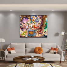 Load image into Gallery viewer, Diamond Painting - Full Round - forest dwarf (90*70CM)
