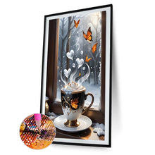 Load image into Gallery viewer, Diamond Painting - Full Round - coffee butterfly (40*60CM)