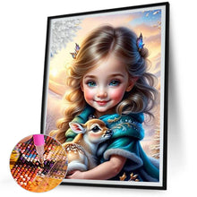Load image into Gallery viewer, Diamond Painting - Full Square - little girl (30*40CM)