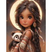 Load image into Gallery viewer, Diamond Painting - Full Square - little girl (30*40CM)