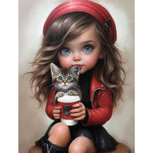 Load image into Gallery viewer, Diamond Painting - Full Square - little girl (30*40CM)