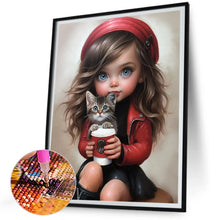 Load image into Gallery viewer, Diamond Painting - Full Square - little girl (30*40CM)
