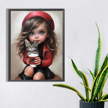 Load image into Gallery viewer, Diamond Painting - Full Square - little girl (30*40CM)