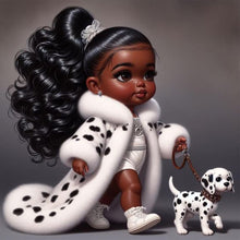 Load image into Gallery viewer, Diamond Painting - Full Round - girl (30*30CM)