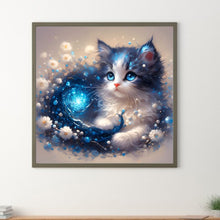 Load image into Gallery viewer, Diamond Painting - Full Round - Flowers and kittens (30*30CM)