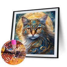 Load image into Gallery viewer, Diamond Painting - Full Round - Gems and Mysterious Cats (30*30CM)
