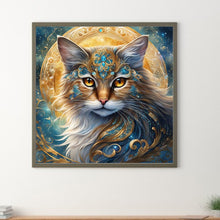 Load image into Gallery viewer, Diamond Painting - Full Round - Gems and Mysterious Cats (30*30CM)