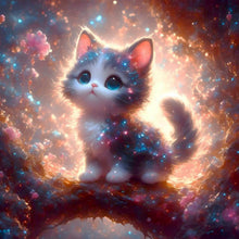 Load image into Gallery viewer, Diamond Painting - Full Round - beautiful kitten (30*30CM)