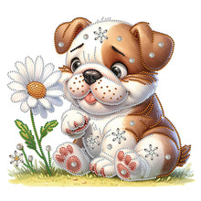 Load image into Gallery viewer, Diamond Painting - Partial Special Shaped - Bulldog (35*30CM)