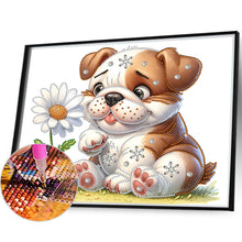 Load image into Gallery viewer, Diamond Painting - Partial Special Shaped - Bulldog (35*30CM)