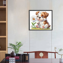 Load image into Gallery viewer, Diamond Painting - Partial Special Shaped - Bulldog (35*30CM)