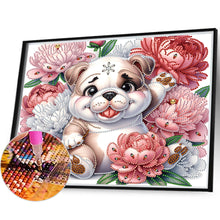 Load image into Gallery viewer, Diamond Painting - Partial Special Shaped - Bulldog (35*30CM)