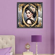 Load image into Gallery viewer, Diamond Painting - Full Round - noble lady (50*50CM)