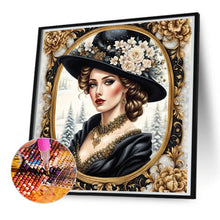 Load image into Gallery viewer, Diamond Painting - Full Round - noble lady (50*50CM)