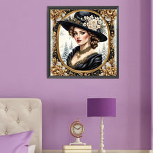 Load image into Gallery viewer, Diamond Painting - Full Round - noble lady (50*50CM)