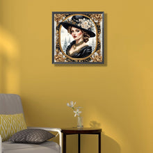 Load image into Gallery viewer, Diamond Painting - Full Round - noble lady (50*50CM)
