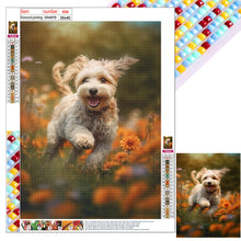 Load image into Gallery viewer, Diamond Painting - Full Square - running puppy (30*40CM)