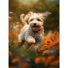 Load image into Gallery viewer, Diamond Painting - Full Square - running puppy (30*40CM)