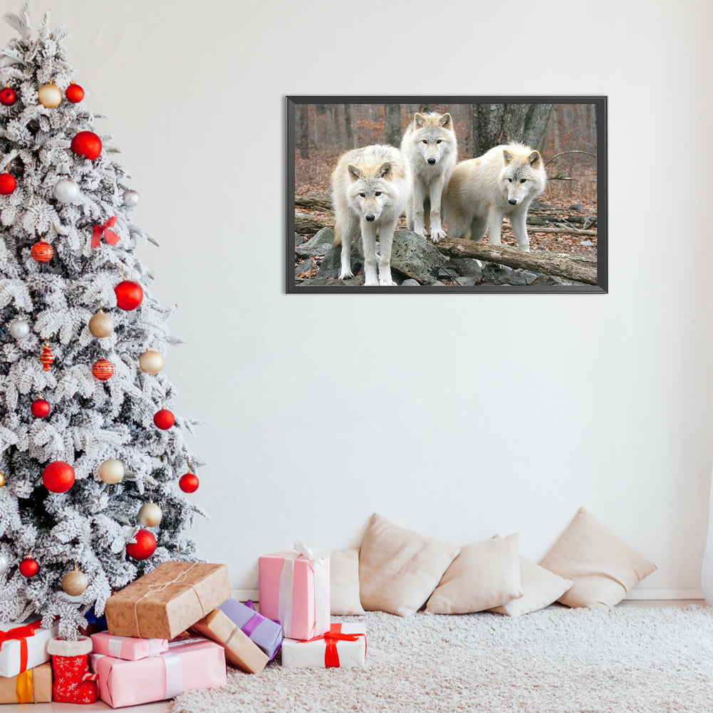 Diamond Painting - Full Round - Wolf (50*30CM)