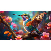 Load image into Gallery viewer, Diamond Painting - Full Round - hummingbird (70*40CM)