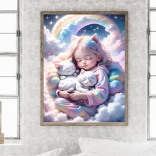 Load image into Gallery viewer, Diamond Painting - Full Round - little girl (30*40CM)
