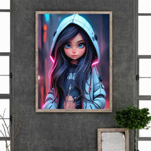 Load image into Gallery viewer, Diamond Painting - Full Round - little girl (30*40CM)