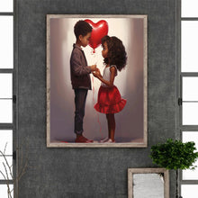 Load image into Gallery viewer, Diamond Painting - Full Round - valentine's day kids (30*40CM)
