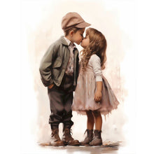Load image into Gallery viewer, Diamond Painting - Full Round - valentine's day kids (30*40CM)