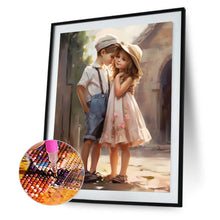 Load image into Gallery viewer, Diamond Painting - Full Round - valentine's day kids (30*40CM)