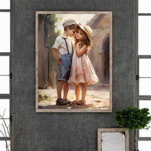 Load image into Gallery viewer, Diamond Painting - Full Round - valentine's day kids (30*40CM)