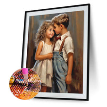 Load image into Gallery viewer, Diamond Painting - Full Round - valentine's day kids (30*40CM)