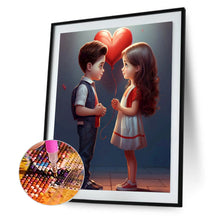 Load image into Gallery viewer, Diamond Painting - Full Round - valentine's day kids (30*40CM)