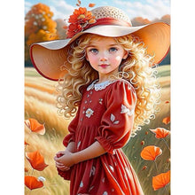 Load image into Gallery viewer, Diamond Painting - Full Round - big eyed little girl (30*40CM)