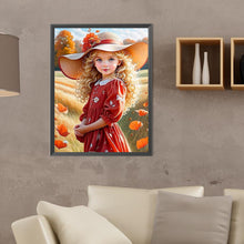 Load image into Gallery viewer, Diamond Painting - Full Round - big eyed little girl (30*40CM)