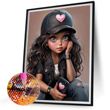 Load image into Gallery viewer, Diamond Painting - Full Round - big eyed little girl (30*40CM)