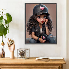 Load image into Gallery viewer, Diamond Painting - Full Round - big eyed little girl (30*40CM)