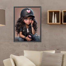 Load image into Gallery viewer, Diamond Painting - Full Round - big eyed little girl (30*40CM)