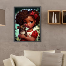 Load image into Gallery viewer, Diamond Painting - Full Round - big eyed little girl (30*40CM)