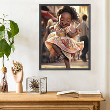 Load image into Gallery viewer, Diamond Painting - Full Round - big eyed little girl (30*40CM)