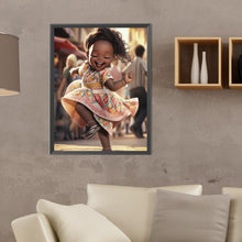 Load image into Gallery viewer, Diamond Painting - Full Round - big eyed little girl (30*40CM)