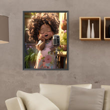 Load image into Gallery viewer, Diamond Painting - Full Round - big eyed little girl (30*40CM)