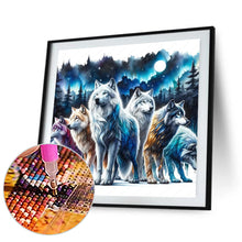 Load image into Gallery viewer, Diamond Painting - Full Round - wolf pack (50*50CM)