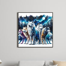 Load image into Gallery viewer, Diamond Painting - Full Round - wolf pack (50*50CM)