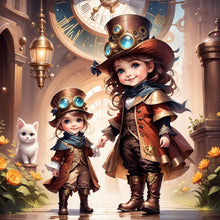 Load image into Gallery viewer, Diamond Painting - Full Round - cartoon girl (50*50CM)