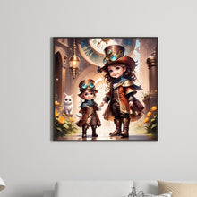 Load image into Gallery viewer, Diamond Painting - Full Round - cartoon girl (50*50CM)