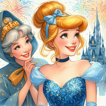 Load image into Gallery viewer, Diamond Painting - Full Round - Princess (50*50CM)