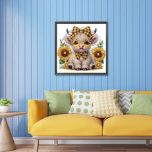 Load image into Gallery viewer, Diamond Painting - Partial Special Shaped - highland yak (30*30CM)