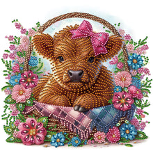 Load image into Gallery viewer, Diamond Painting - Partial Special Shaped - highland yak (30*30CM)