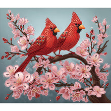 Load image into Gallery viewer, Diamond Painting - Partial Special Shaped - cardinal (35*30CM)