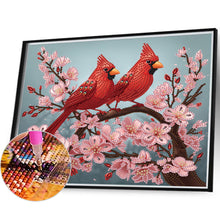 Load image into Gallery viewer, Diamond Painting - Partial Special Shaped - cardinal (35*30CM)